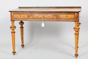 DAMSKRIVBORD, 1800-TALETS ANDRA HÄLFT, ROTFANÈR, HÖ 68, 105X51 CM