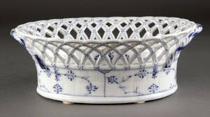 Royal Copenhagen. Musselmalet porcelæn Jardiniere
