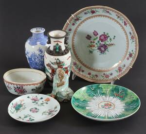 Orientaliskt porslin 7 delar