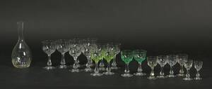 Fyens Glasværk, Kastrup Glasværk, Holmegaard Glasværk. Derby m.m. Samling glas 19