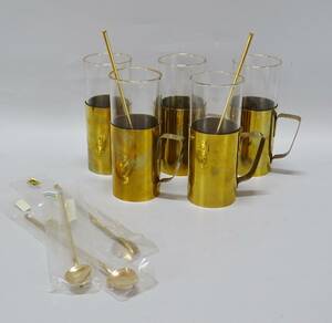 5 st kaffeglas, 1900-tal