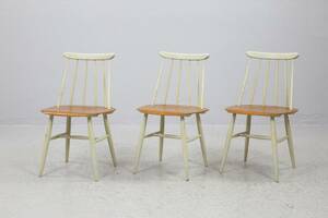 ILLMARI TAPIOVAARA, pinnstolar, 3st, Fanett, Edsbyverken, 1960-tal