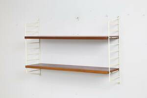 NISSE STRINNING, vägghylla, BFB-hyllan The Ladder Shelf, String design, 19501960-tal