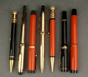 Parker og Cross. Samling kugle- og fyldepenne 7