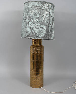 Bergboms, stor bordslampa, 1900-talets andra del