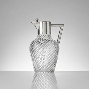 Vinkaraff, Glas med silvermontering