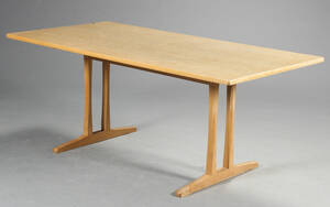 Børge Mogensen. Shakerbord spisebord, egetræ