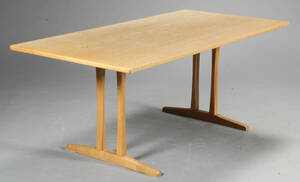 Børge Mogensen. Shakerbord spisebord, egetræ