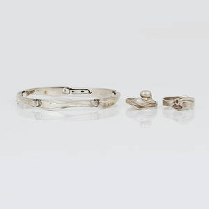 ARMBAND samt 2 RINGAR