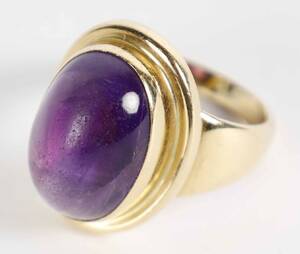 Georg Jensen Ring af guld med ametyst