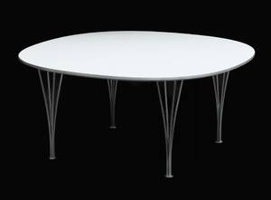 Soffbord, Supercirkel, Bruno Mathsson Piet Hein för Fritz Hansen, 1991