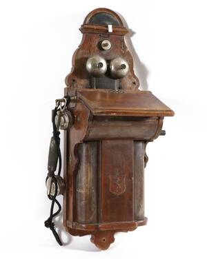 Väggtelefon, Elektrisk Bureau, Norge, 1900-talets början