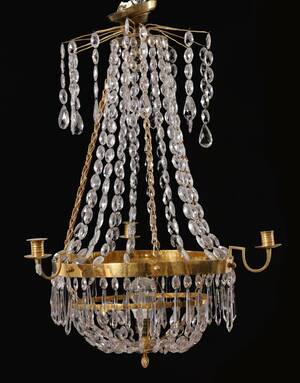 Ljuskrona, gustaviansk, 1700-talets slut