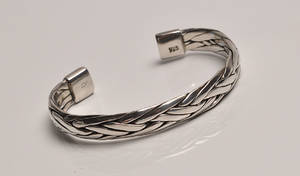 Seven London, herrearmring af sterling sølv