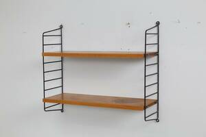 NISSE STRINNING, vägghylla, BFB-hyllan The Ladder Shelf, String design, 19501960-tal