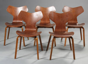 Arne Jacobsen. Grand Prix stole, model FH4130 5