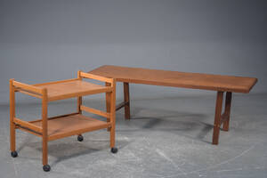 Rullebordserveringsbord Brdr. Furbo, sofabord af teak 2