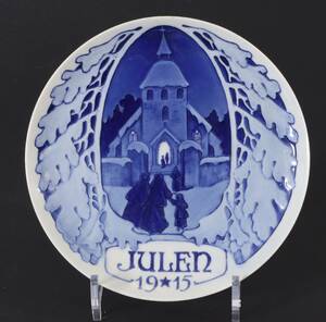 Jultallrik, Rörstrand, 1915