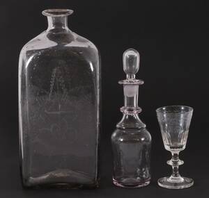 Glas 3 delar, 1800-tal