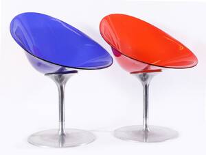 Stolar ett par, Eros, Philippe Starck för Kartell, Italien