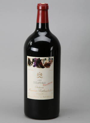 Chateau Mouton Rotschild årgang 1992 i kolosalflaske 5 L