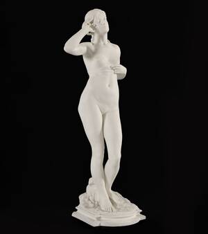Figurin, Snöklocka, Per Hasselberg, Gustafsberg, 1901