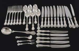 Bestickuppsättning delar, silver, Norge, 1900-talets första del