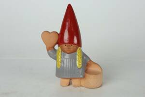 LISA LARSON, figurinljusstake, tomte, Lisa Larson design