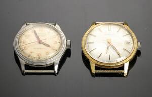 Eterna samt Facit. Et par vintage herrearmbåndsure. 2
