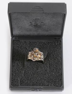 Allmogering i silver, troligen 1908