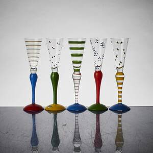 Snapsglas, 5 delar