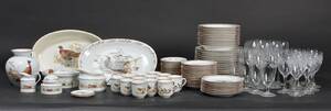 Mads Stage Imerco Seltmann Villeroy Boch. Jagtstellet. Diverse dele stel glas 831210