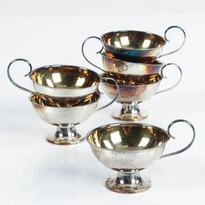 PUNSCHBÄGARE 6st, silver