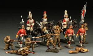Samling Lineol og Elastolin figurer, 1930erne 15