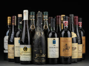 Samling diverse vin og spiritus 22