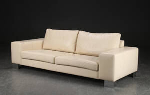 Bo Concept. To-pers. sofa, hvid læder