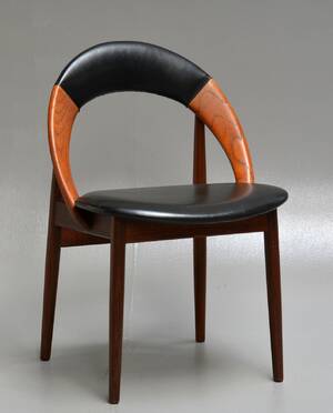 Arne Hovmand-Olsen, tilskrevet. Stol i teak, 1960erne