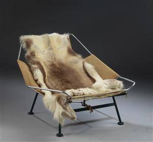 Hans J. Wegner. Lænestol model GE225 Flaglinestol