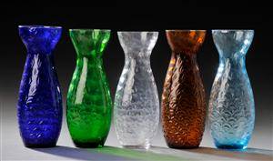 Fyens Glasværk. Fem hyacintglas 5