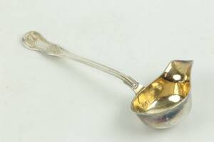 GUSTAF WALLIN, såssked, Engelsk snäck, silver, Falun, 1850, ca 59,9 g