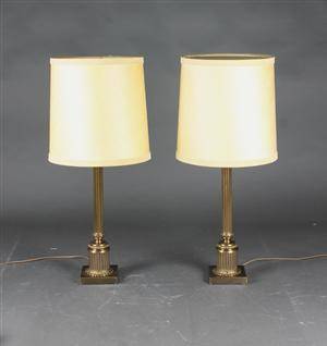 Bordslampor, ett par, gustaviansk stil 2