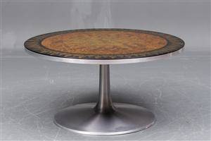 Slutpris för poul cadovius f. 1911. rundt Rundt spisebord med trompetfod