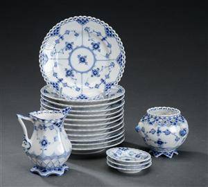 Royal Copenhagen. Samling musselmalet helblonde 17