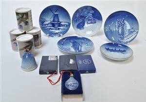 BG., Kgl. P. Samling juleplatter, juleklokker mm15