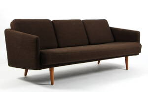 Børge Mogensen. Fritstående tre-pers. sofa, model 201.
