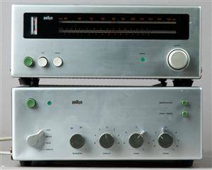 Dieter Rams, CSV 250 CE 250 Radio Tuner und Receiver Verstärker für Braun 2