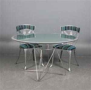 Ross Lovegrove bord og Design AL stole.3