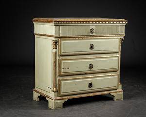 Louis XVI kommode, Danmark, 18. årh.s slutning