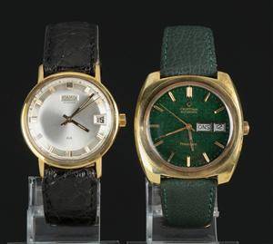To Herrearmbåndsure. Certina og Roamer 2