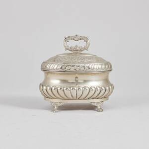 Sockerskrin, silver